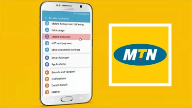 آموزش تنظیمات انترنت mtn افغانستان؛ اندروید و آیفون 14 لوگوی اینترنت mtn افغانستان کنار موبایل