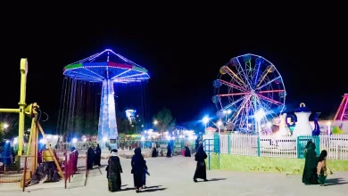 راهنمای گشتوگذار در پارک خالد بن ولید مزار شریف 23 پارک خالد بن ولید مزار شریف در شب