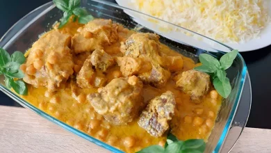 طرز تهیه لونگ هراتی؛ آموزش یک خورشت اصیل و ترش افغانستانی 173 خورشت لونگ هراتی با پلو